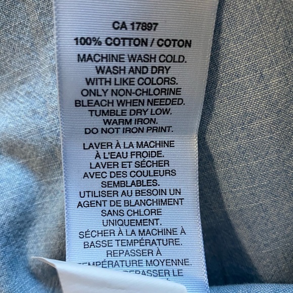 Gap 1969 Women’s Chambray Button Shirt M NWT - Picture 5 of 5